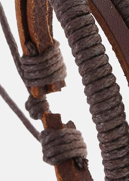Läderarmband Echelon Weave