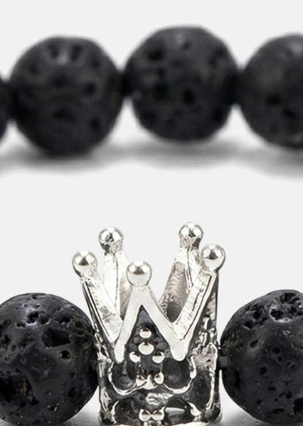 Pärlarmband Lava Crown