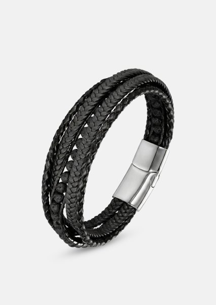 Läderarmband Raven Stride