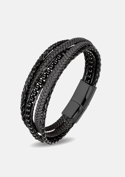 Läderarmband Raven Echo