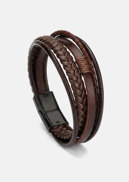 Läderarmband Brave Tangle