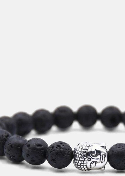 Pärlarmband Obsidian Aura