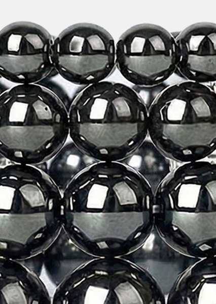 Pärlarmband Obsidian Flow
