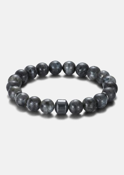 Pärlarmband Obsidian Charm