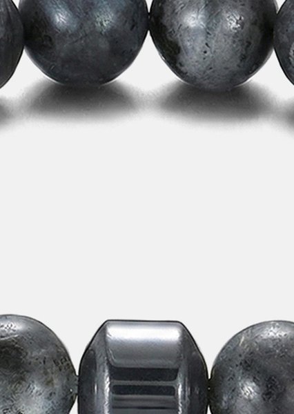 Pärlarmband Obsidian Charm
