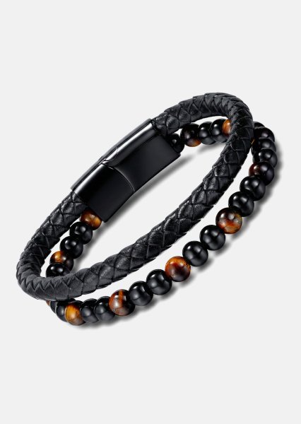 Läderarmband Titan Essence