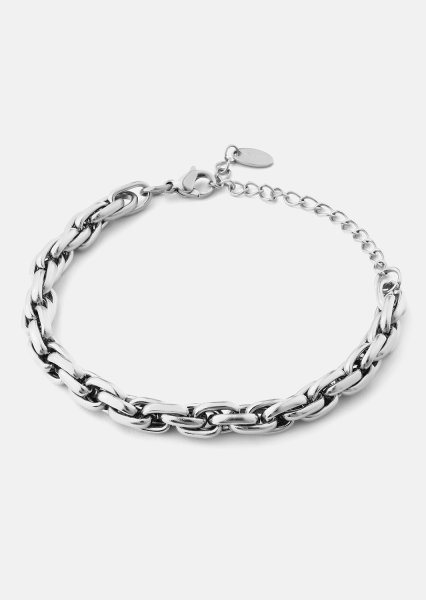 Armband Shine Link - Silverpläterat