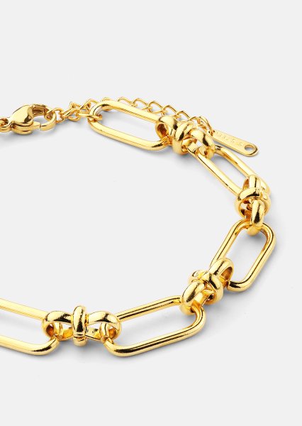 Armband Link Statement - 18k Gold Plated