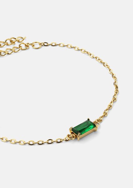 Armband Emeraldis - 18k Guldpläterat