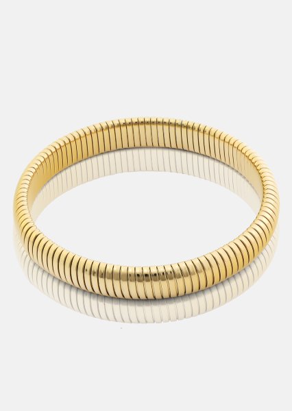 Armband Sculpted Coil - 18k Guldpläterat