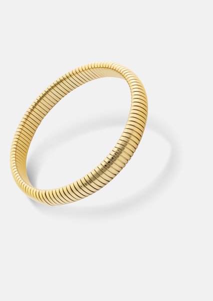 Armband Sculpted Coil - 18k Guldpläterat
