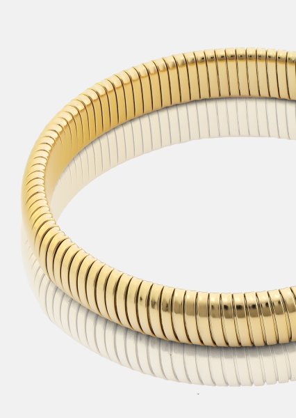 Armband Sculpted Coil - 18k Guldpläterat