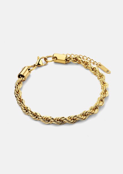 Armband Twistad Elegans - 18k Guldpläterat