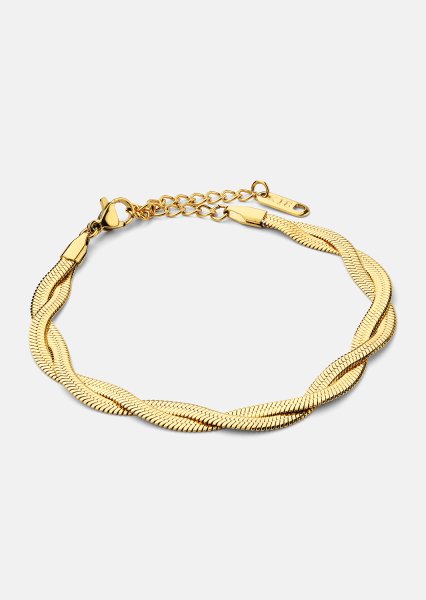 Armband Twist Glow - 18k Guldpläterat