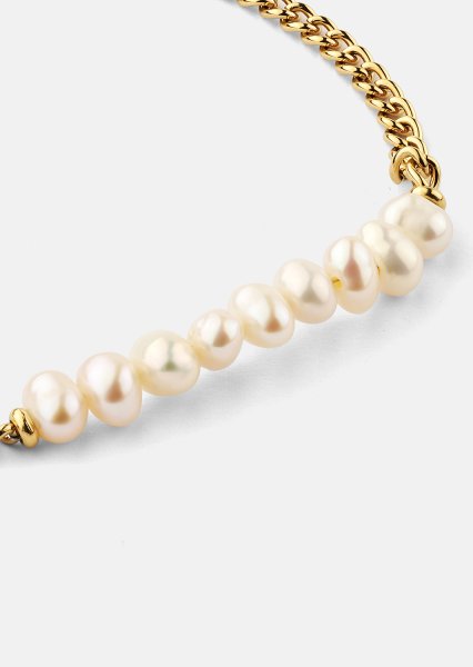 Armband Golden Pearl Chain - 18k Guldpläterat