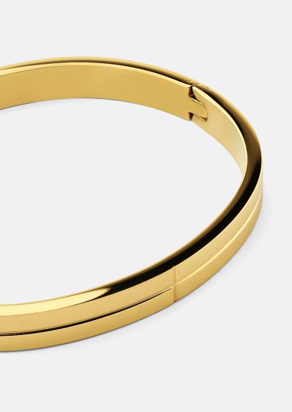 Armband Linea Gold Bangle - 18k Guldpläterat