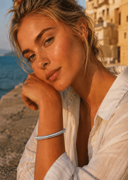 Armband Aurevia Flow - Silverpläterat