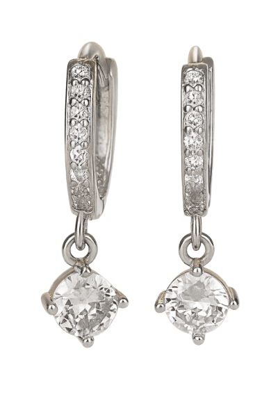 Örhänge Celeste Drops - Silverpläterat