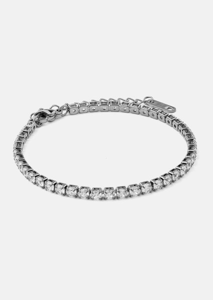 Armband Gloria Band 3 mm - Silverpläterat