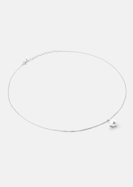Halsband North Pearl - Silverpläterat