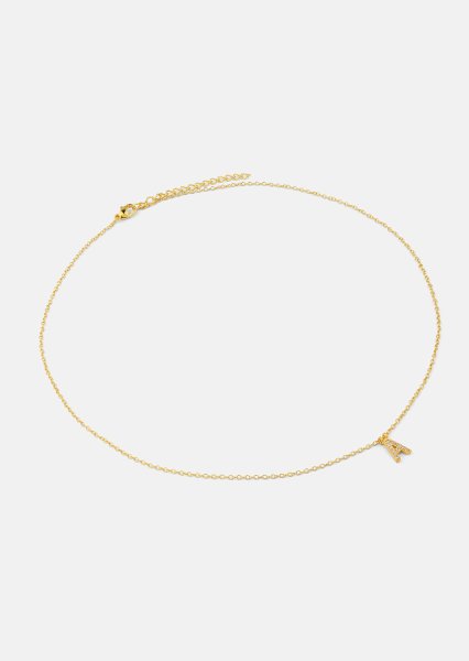 Halsband Initial Letters A-N – 18k Guldpläterat