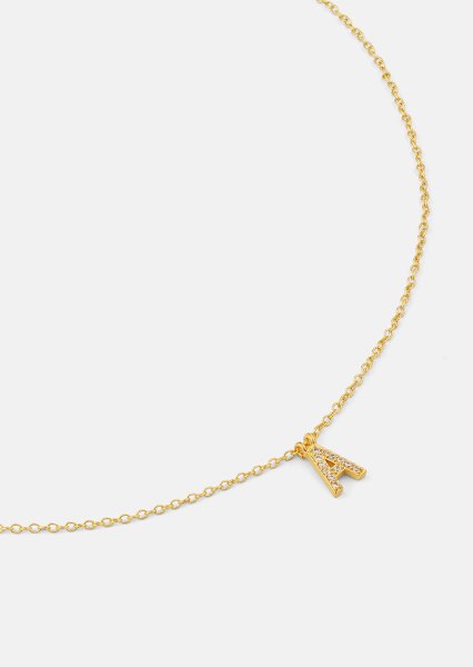 Halsband Initial Letters A-N – 18k Guldpläterat
