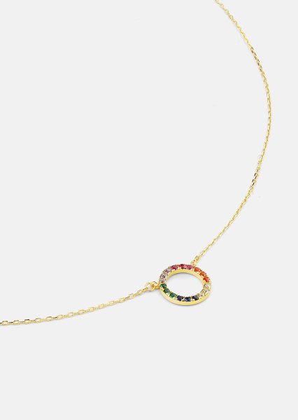 Halsband Color Whisper - 18k Guldpläterat