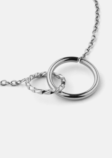 Armband Duo Rings - Silver Plated