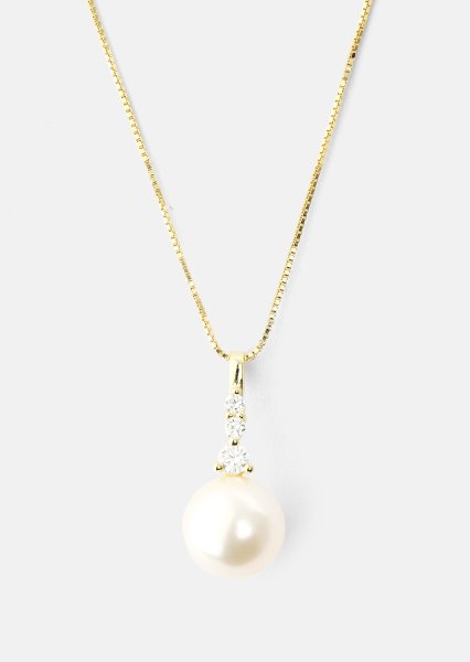 Halsband Isla Pearl- 18k Guldpläterat