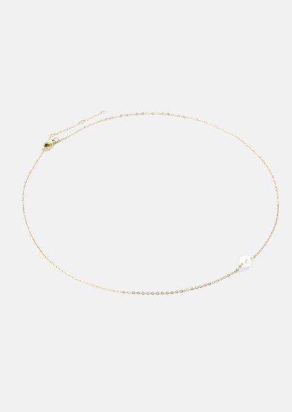 Halsband Mini Pearl - 18k Guldpläterat