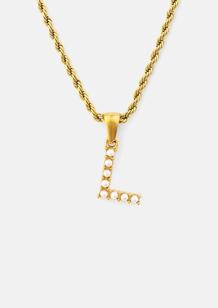 Amulet A-N Halsband – 18k Guldpläterat