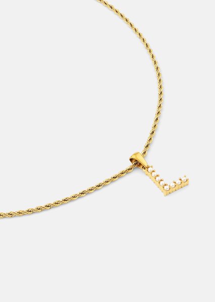Amulet A-N Halsband – 18k Guldpläterat