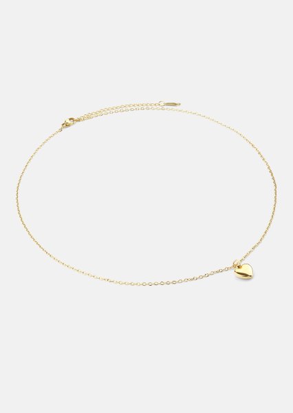 Halsband Heartbeat - 18k Guldpläterat