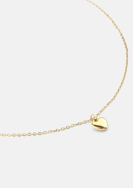 Halsband Heartbeat - 18k Guldpläterat