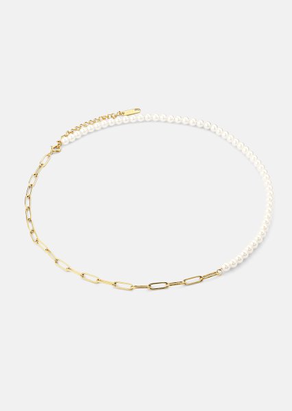 Halsband Pearl Harmony - 18k Guldpläterat