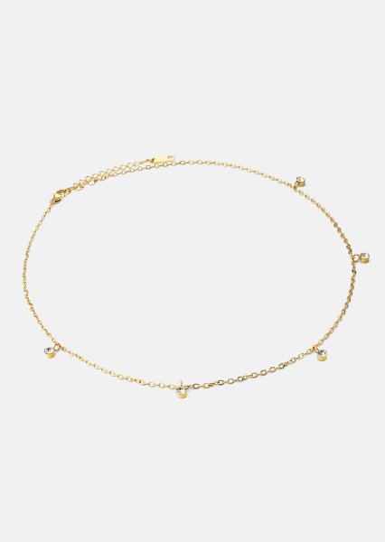 Halsband Luna Drops - 18k Guldpläterat