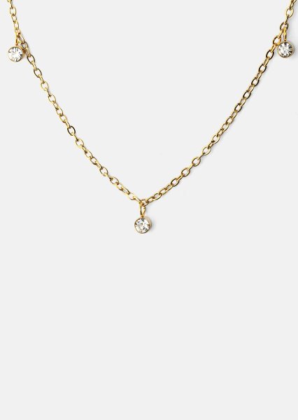 Halsband Luna Drops - 18k Guldpläterat
