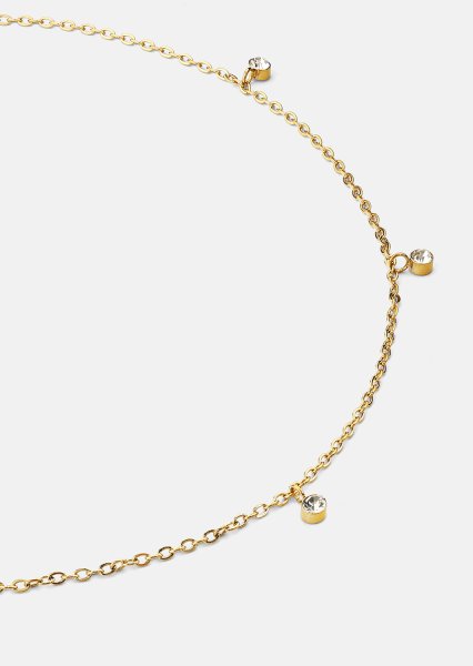 Halsband Luna Drops - 18k Guldpläterat