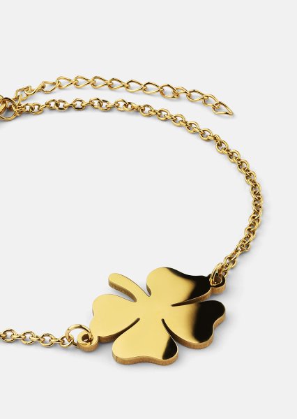 Armband Fyrklöver – 18k Guldpläterat