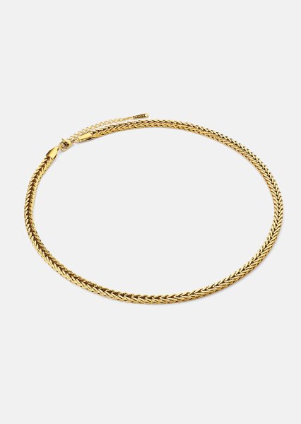 Halsband Ember Braid – 18k Guldpläterat