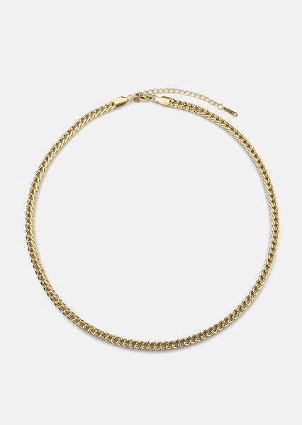 Halsband Ember Braid – 18k Guldpläterat