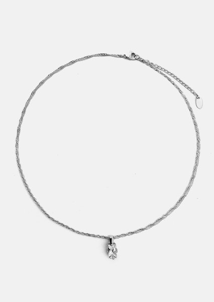 Gleam Halsband – Silverpläterat
