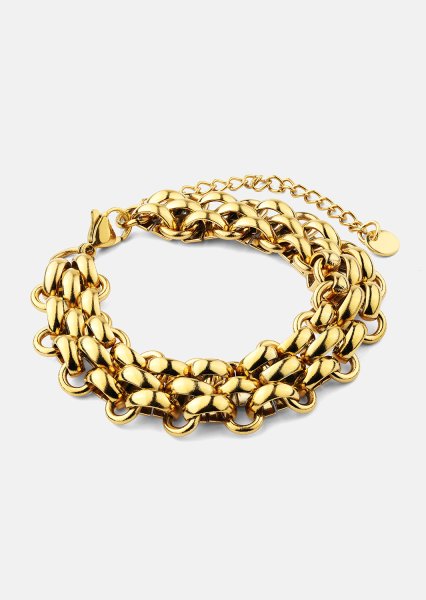 Armband Power Link - 18k Guldpläterat