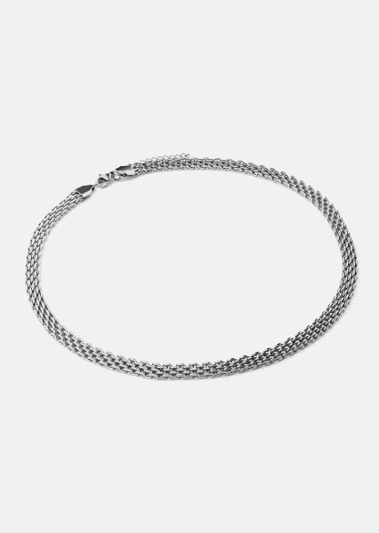 Halsband Twilight Chain Choker – Silverpläterat