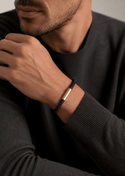 Läderarmband Echo Forge
