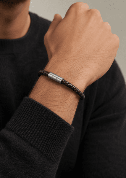 Läderarmband Hawke Arc
