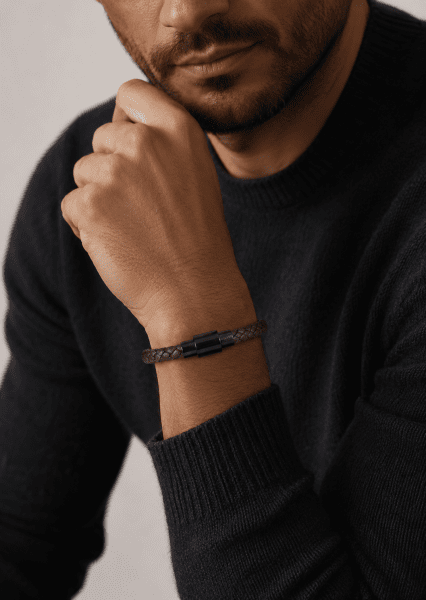 Läderarmband Savage Echo