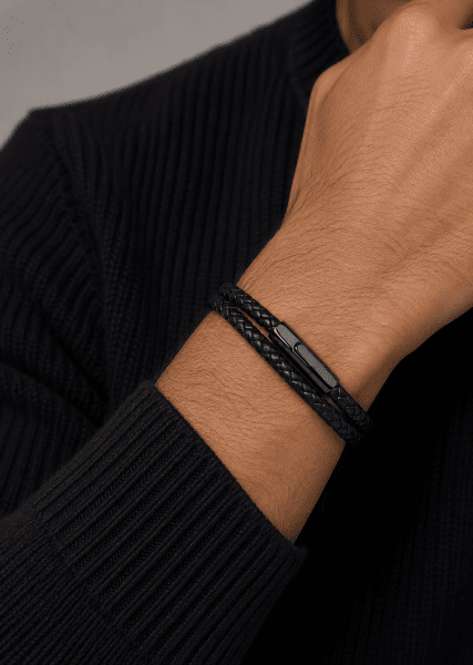 Läderarmband Titan Whisper
