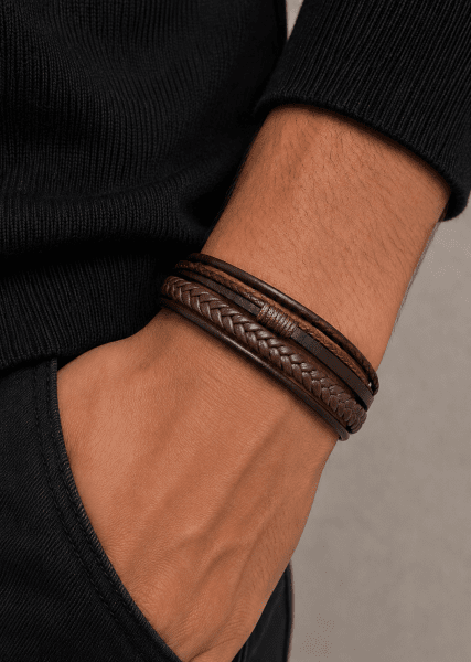 Läderarmband Valor Strand