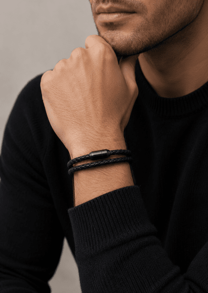 Läderarmband Vanguard Thread
